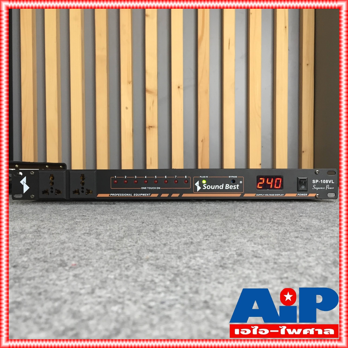 SOUNDBEST SP108VL sequence power control ปลั๊กไฟ หน่วงเวลา Sound Best ปลั๊กไฟประกอบแร็ครุ่น SP-108VL SP108 AC Outlet ACoutlet 220V 10ช่อง ปลั๊กพ่วงติดแร็ค ปลั๊กไฟติดแร็ค ปลั๊ก ซาวด์เบส ปลั๊กต่อเครื่องเสียง BREAKER OUTLET เอไอ-ไพศาล +++