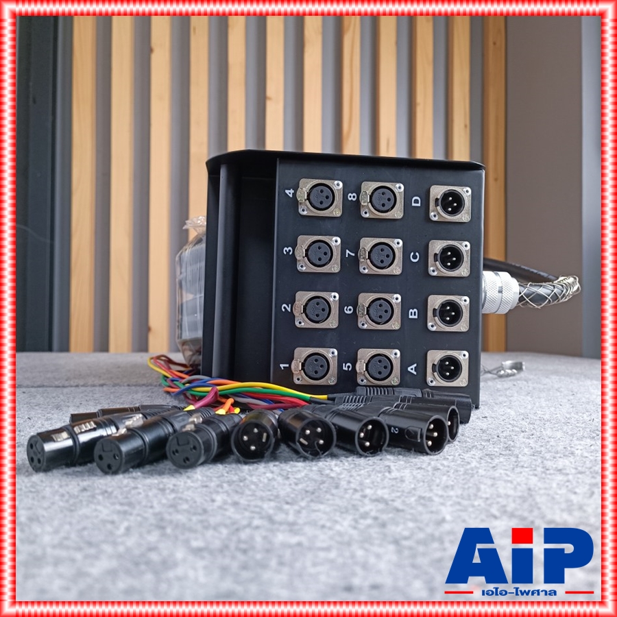 สายมัลติคอร์ SUN RISE SBC-12X-C-100FT-CG 8IN 4OUT 30เมตร สายมัลติคอร์ พร้อมใช้งาน แบบสำเร็จรูป เข้า8 ออก4 เอไอ-ไพศาล