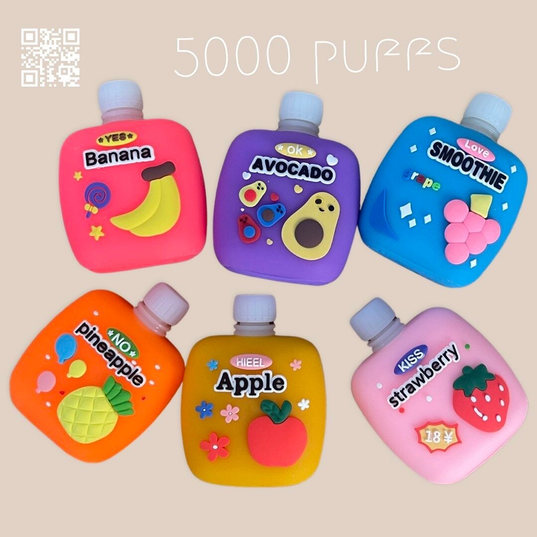 ☃️📌saleโปรโมชั่น Fruit Candy 5000 Puffs Nic3% 12ML