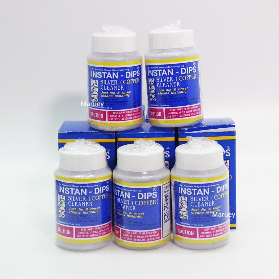 น้ำยาล้างเครื่องเงิน น้ำยาล้างคราบดำ น้ำยาล้างเงิน INSTAN-DIPS SILVER (COPPER) Cleaner