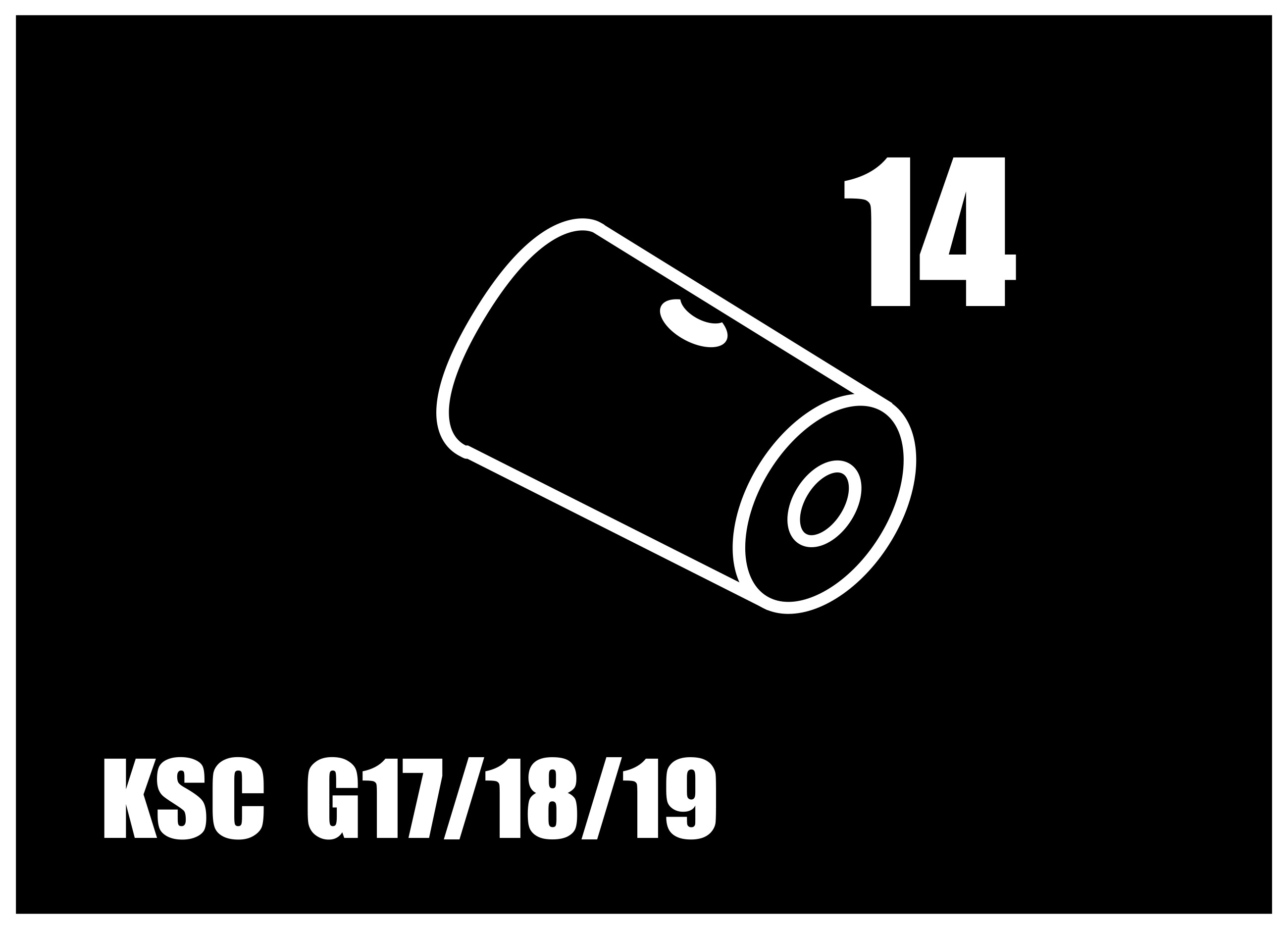 ZEUS KSC G17/18/19 NO.014 ยางHop