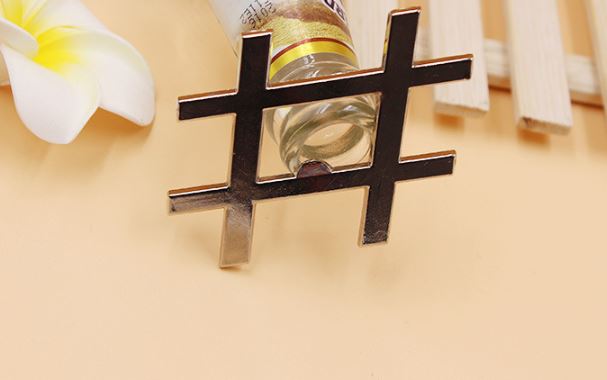 ของชำร่วยงานแต่งงาน ของที่ระลึก ที่เปิดขวด รูป เครื่องหมายสี่เหลี่ยม พร้อม แพ็คเกจ กล่องของขวัญ ของชำร่วยใช้งานได้ 341432