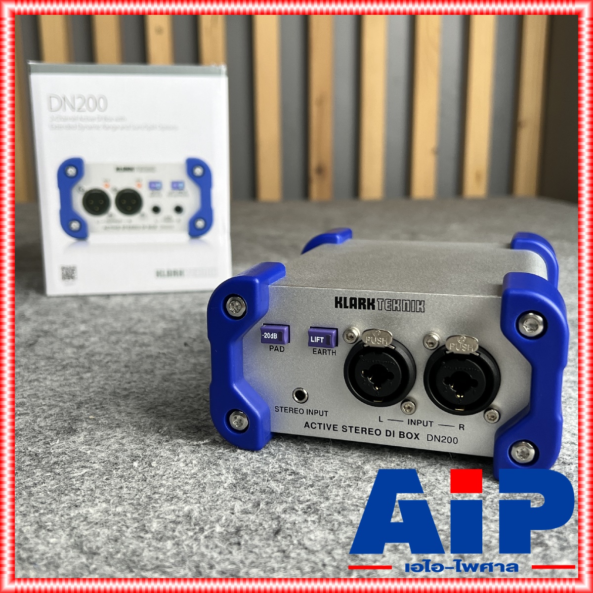 KLARK TEKNIK DN-200 2ch actiive DI Active Stereo Direct Box แอคทีฟ ไดเร็ก บอกซ์ DN 200 DN200 +++