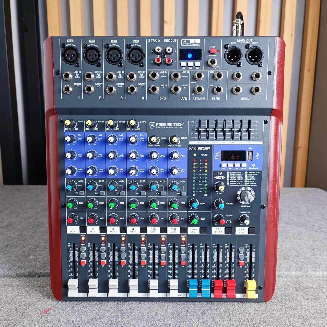 ลดล้างสต็อค PROEUROTECH MX-8DSP MIXER มิกเซอร์ มิกเซอร์อนาล็อก โปรยูโร เทค MX 8DSP MX8DSP เอไอ-ไพศาล
