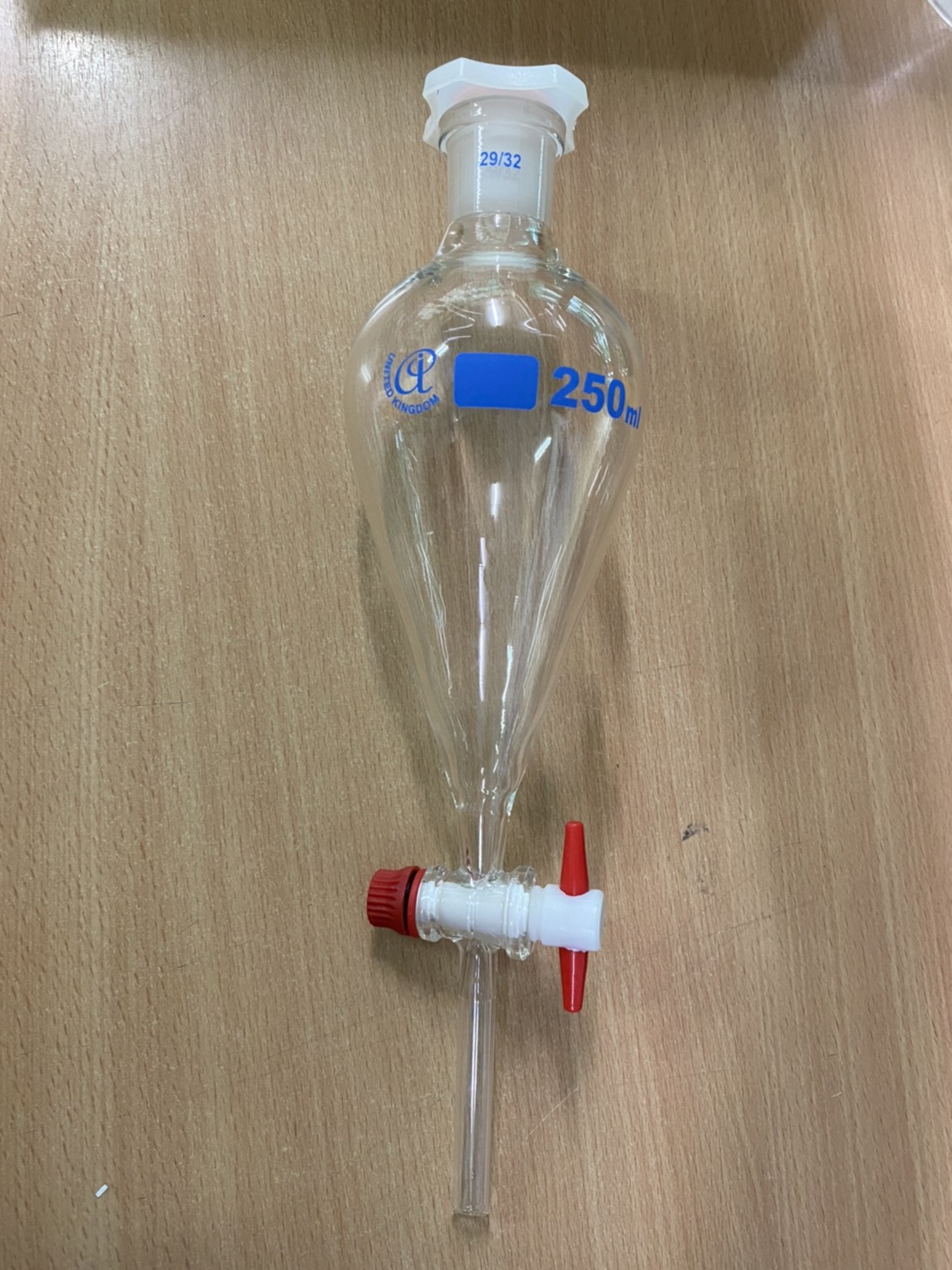 กรวยแยกสาร Funnel, Separating 100 ml -2000 ml