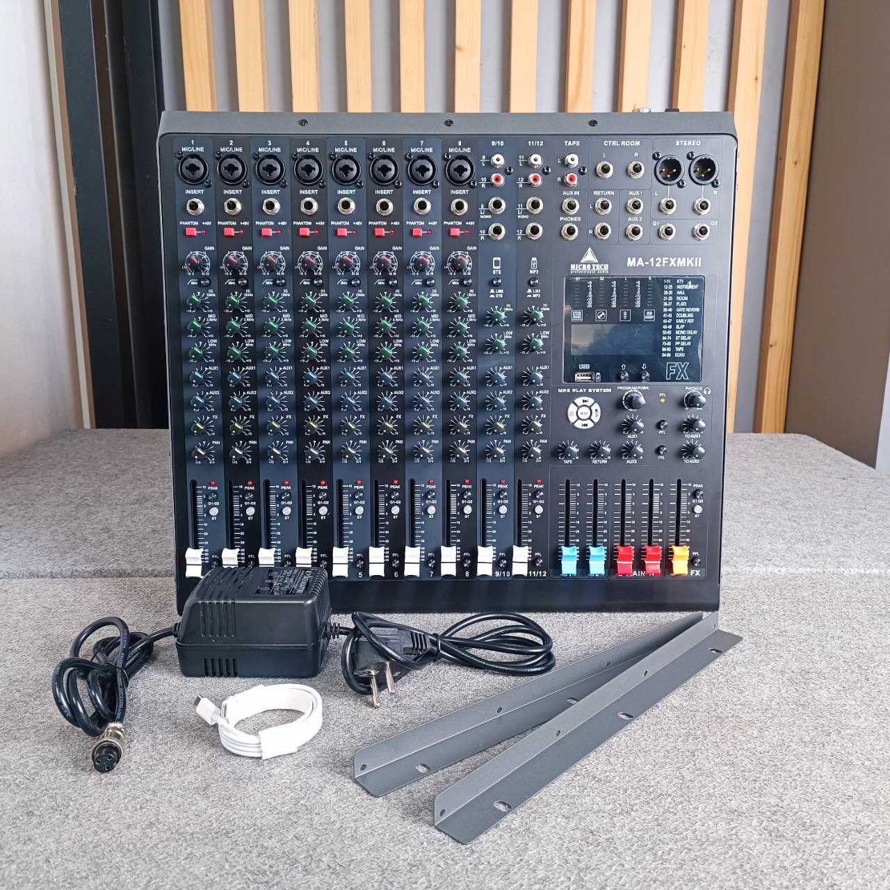 MICROTECH MA-12FX MKII MIXER มิกเซอร์ 12 ช่อง MICRO TECH มิกเซอร์ ไมโครเทค MA12FX MA 12FX เอไอ-ไพศาล