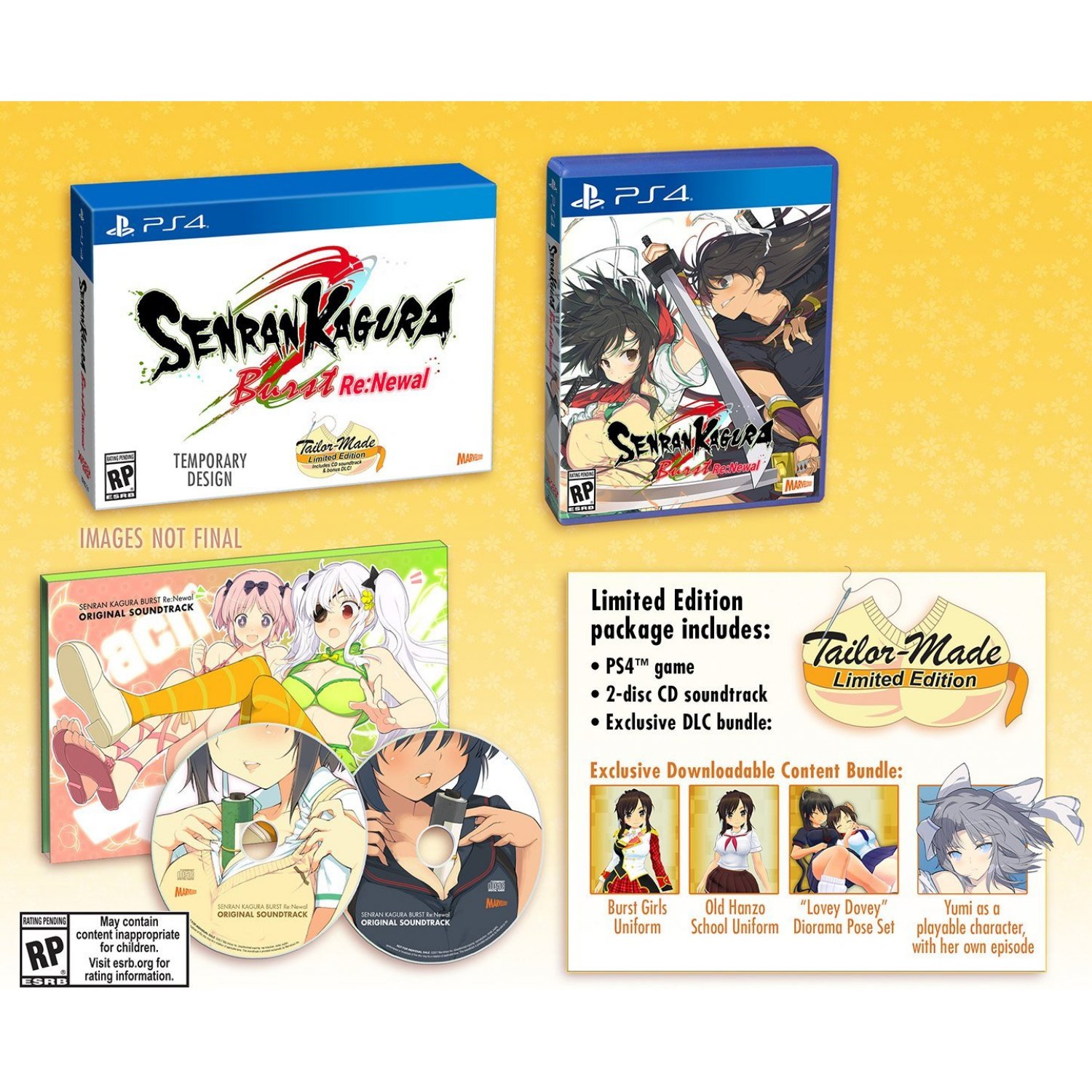PS4: SENRAN KAGURA BURST RE:NEWAL TAILOR-MADE EDITION (R1)
