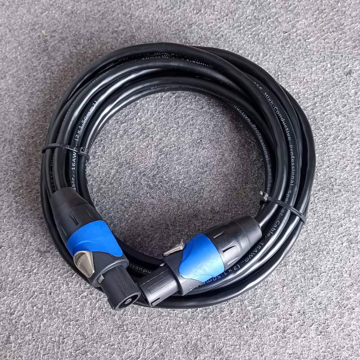 5เมตร สายลำโพงCM 1.5mm+SPEAKONอย่างดี สายลำโพง สายสเปคคอนหัวท้าย สายลำโพงสำเร็จรูป เอไอ-ไพศาล