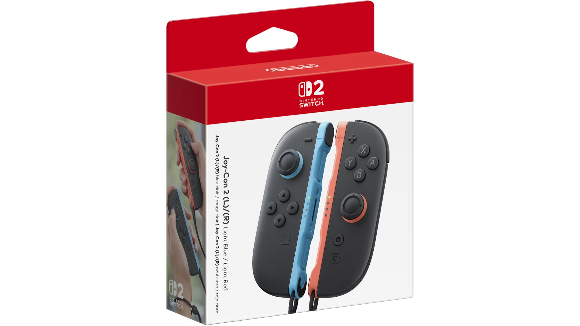 NS2:Joy-Con™ 2 (L)/(R) Light Blue/Light Red
