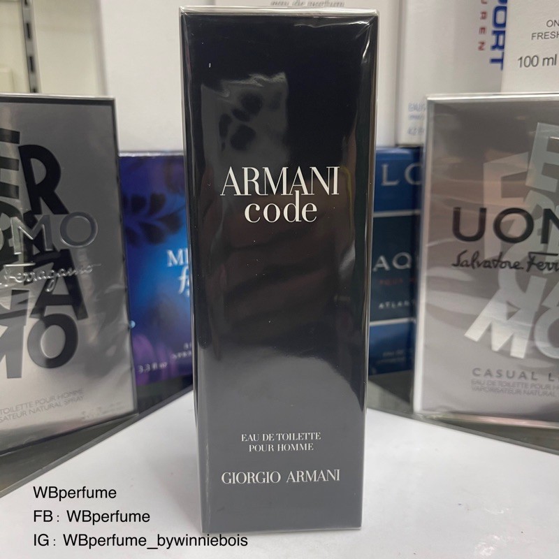 น้ำหอมแท้100% Armani Code Eau de Toilette For Men ขนาด 75 มล.