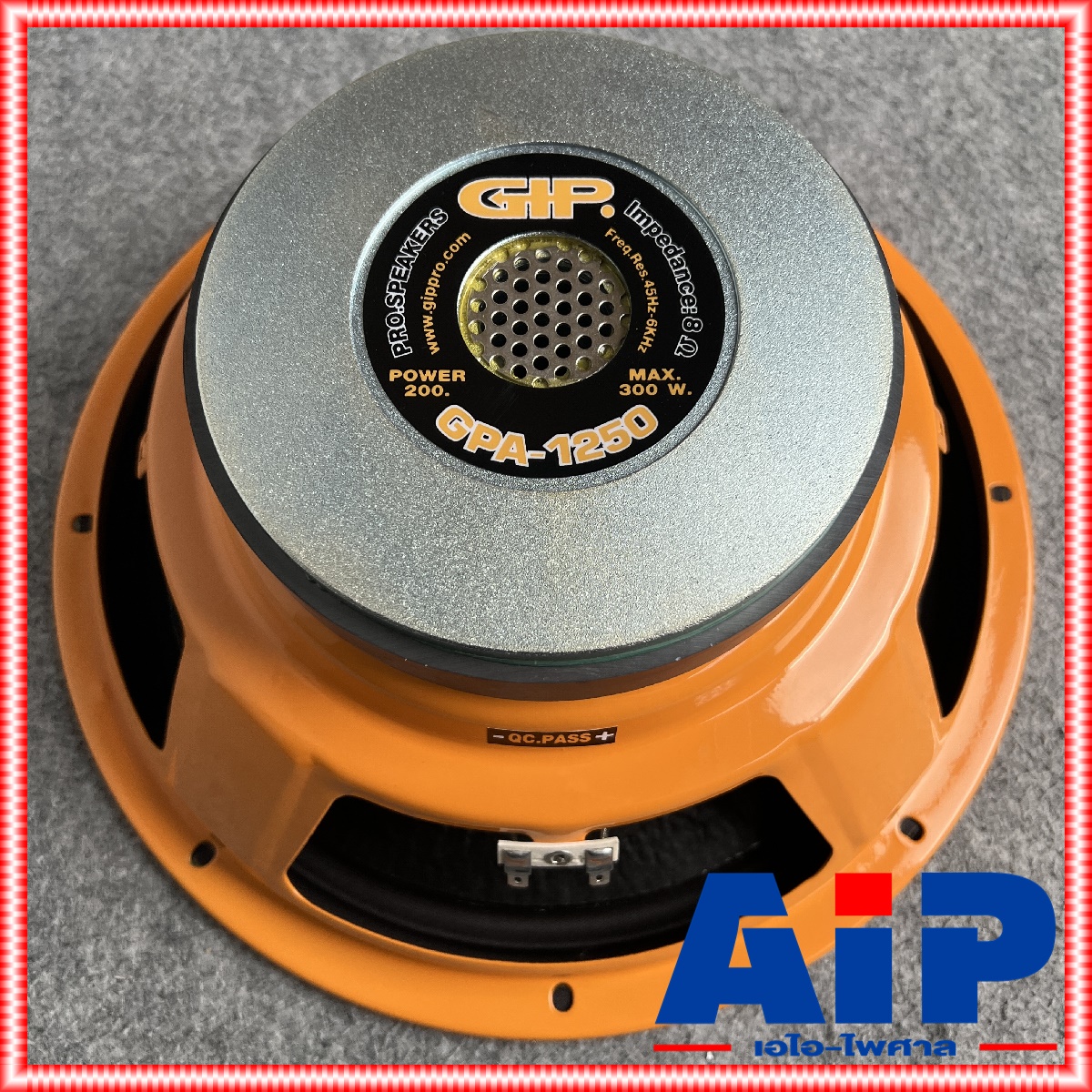 1ดอก GIP GPA-1250 ลำโพง12นิ้ว ดอกลำโพง 12 นิ้ว สำหรับทำดอก กลาง-แหลม / ซับเบส GPA 1250 GPA1250 เอไอ-ไพศาล +++