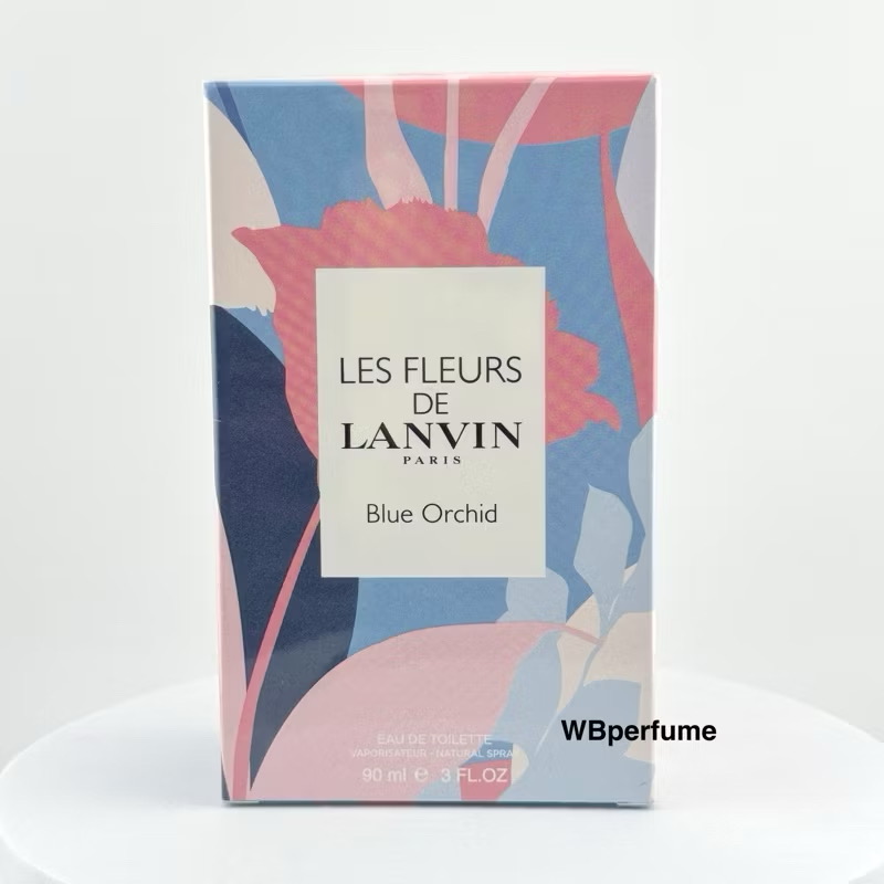 น้ำหอม แท้100% Lanvin Les Fleurs de Lanvin Blue Orchid EDT 90 ml กล่องซีล