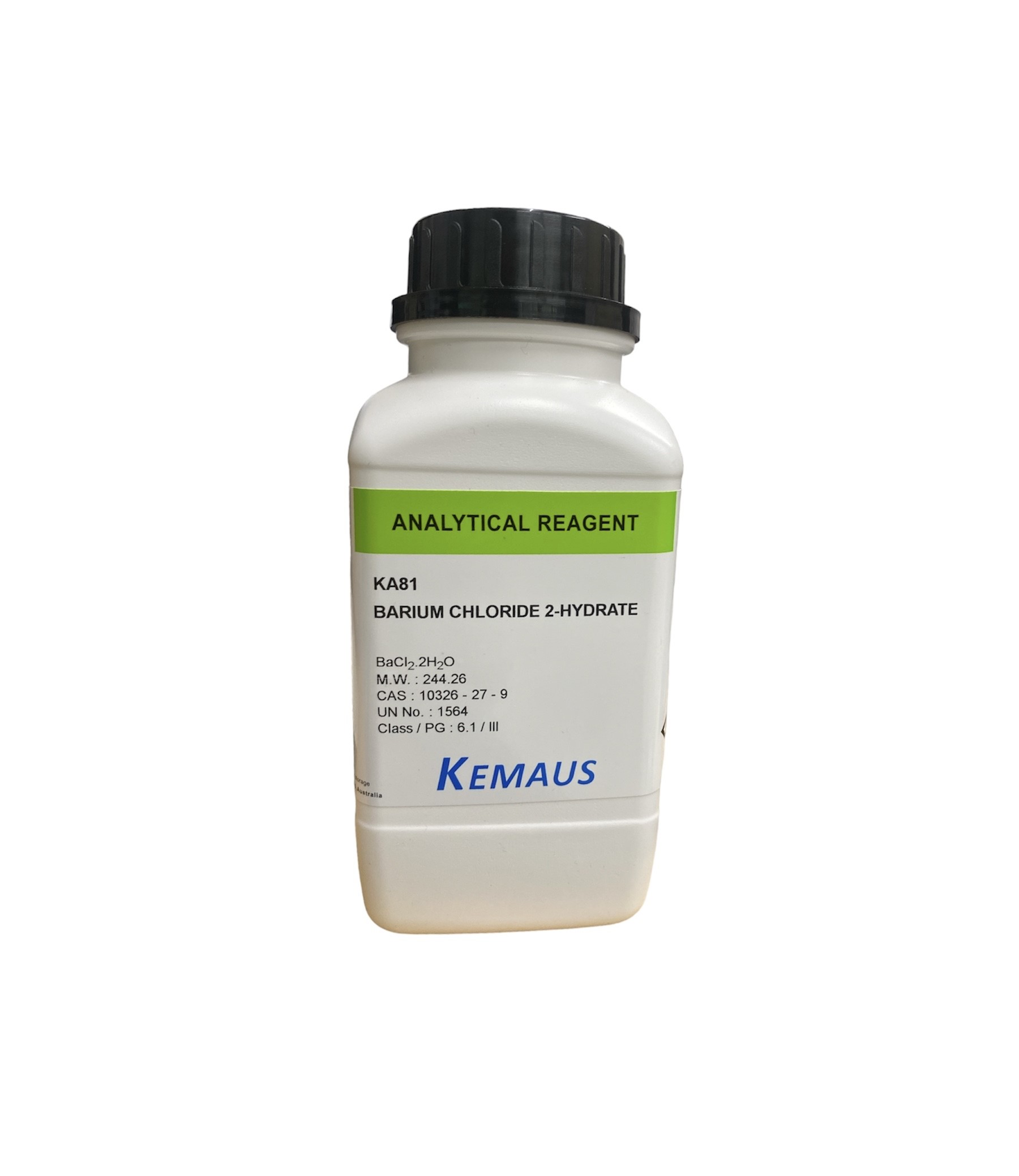 Barium chloride 2-hydrate, 500 g - Kemaus