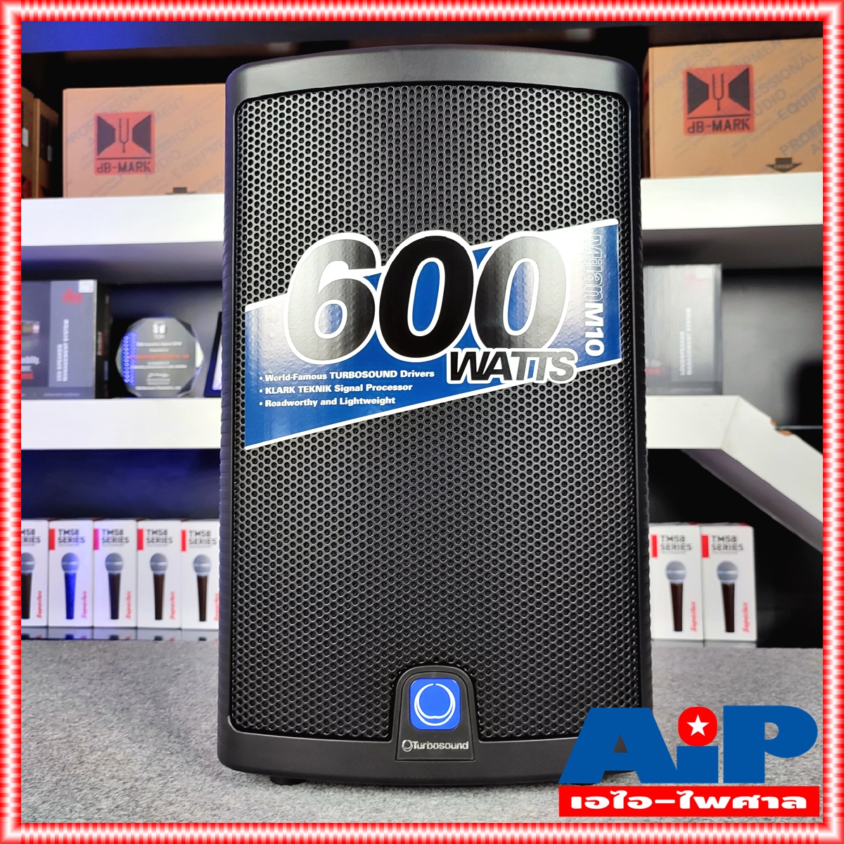 ฟรีค่าส่ง TURBOSOUND M-10 ตู้ลำโพง10นิ้ว Active speaker TURBO SOUND M10 M 10 ตู้ลำโพง 10 นิ้ว 2 ทาง 600 วัตต์ มีแอมป์ในตัว คลาส D เอไอ-ไพศาล +++