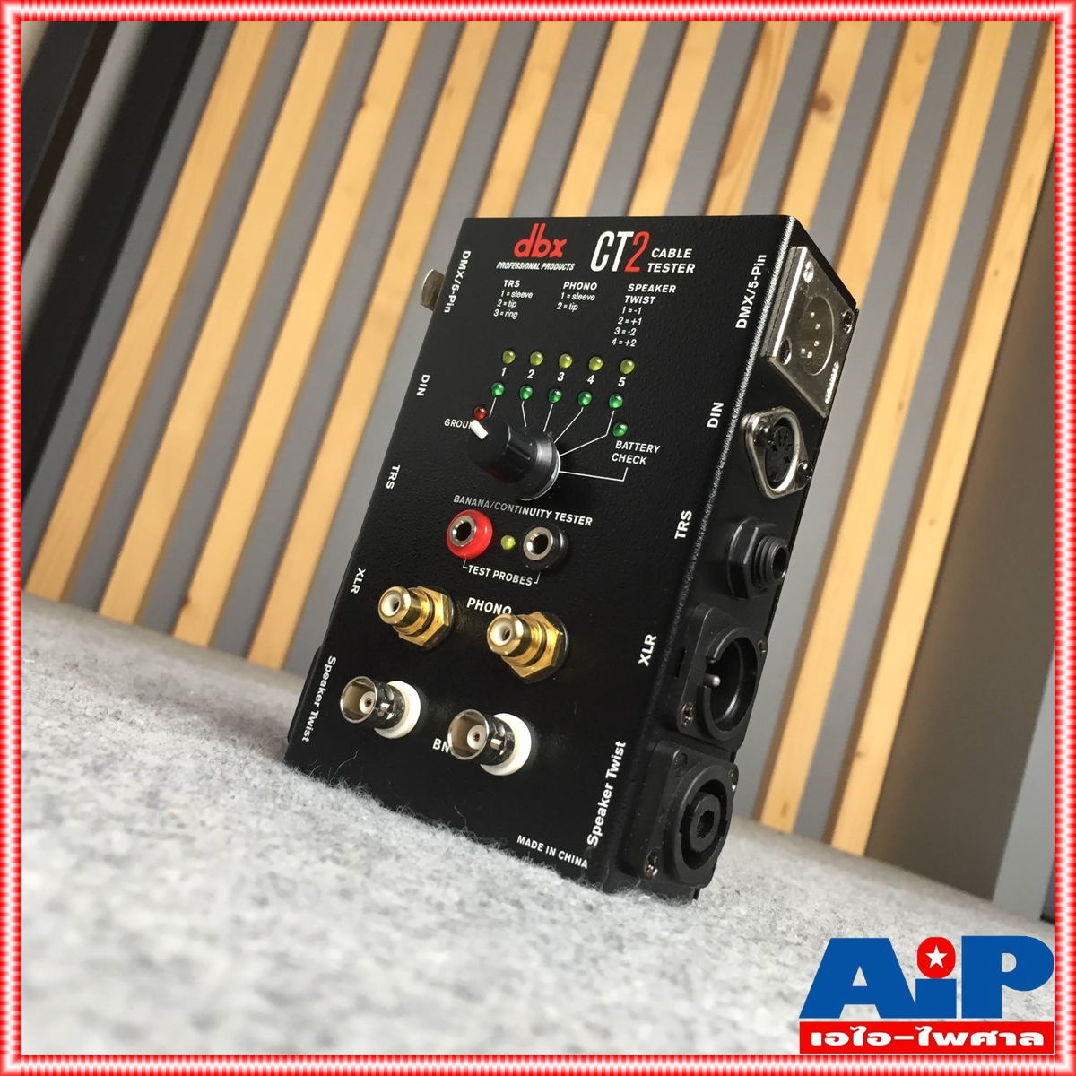 DBX CT2 cable tester ดีบีเอ๊กส์ CT 2 เครื่องเช็ค สายสัญญาณ เครื่องเช็คสาย เอไอ-ไพศาล +++