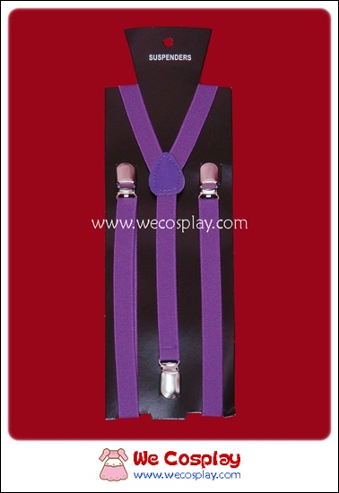 สายเอี๊ยม สีม่วง Purple Suspenders