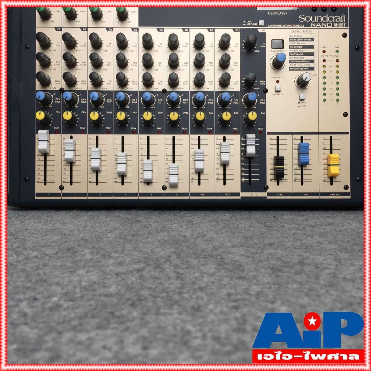 SOUNDCRAFT NANO M12BT MIXER มิกเซอร์อนาล็อก รองรับบลูทูธ และ USB นาโน M-12BT M 12BT เอไอไพศาล +++