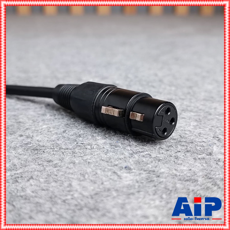 1เส้น ยาว0.5เมตร สายP.XLRออกJ.XLR J021 dynacom สีดำ สายสัญญาณ CANNON ผู้ ออก CANNON เมีย สายบาลานซ์ สายต่อไมค์ เอไอ-ไพศาล
