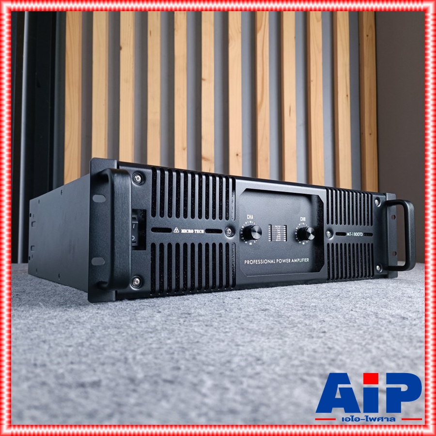 MICROTECH MT-1800TD poweramp เพาเวอร์แอมป์ ไมโครเทค ระบบหม้อแปลง คลาส TD ขนาด 3U กำลังขับ 1800 วัตต์ MT 1800 TD MT1800TD เอไอ-ไพศาล