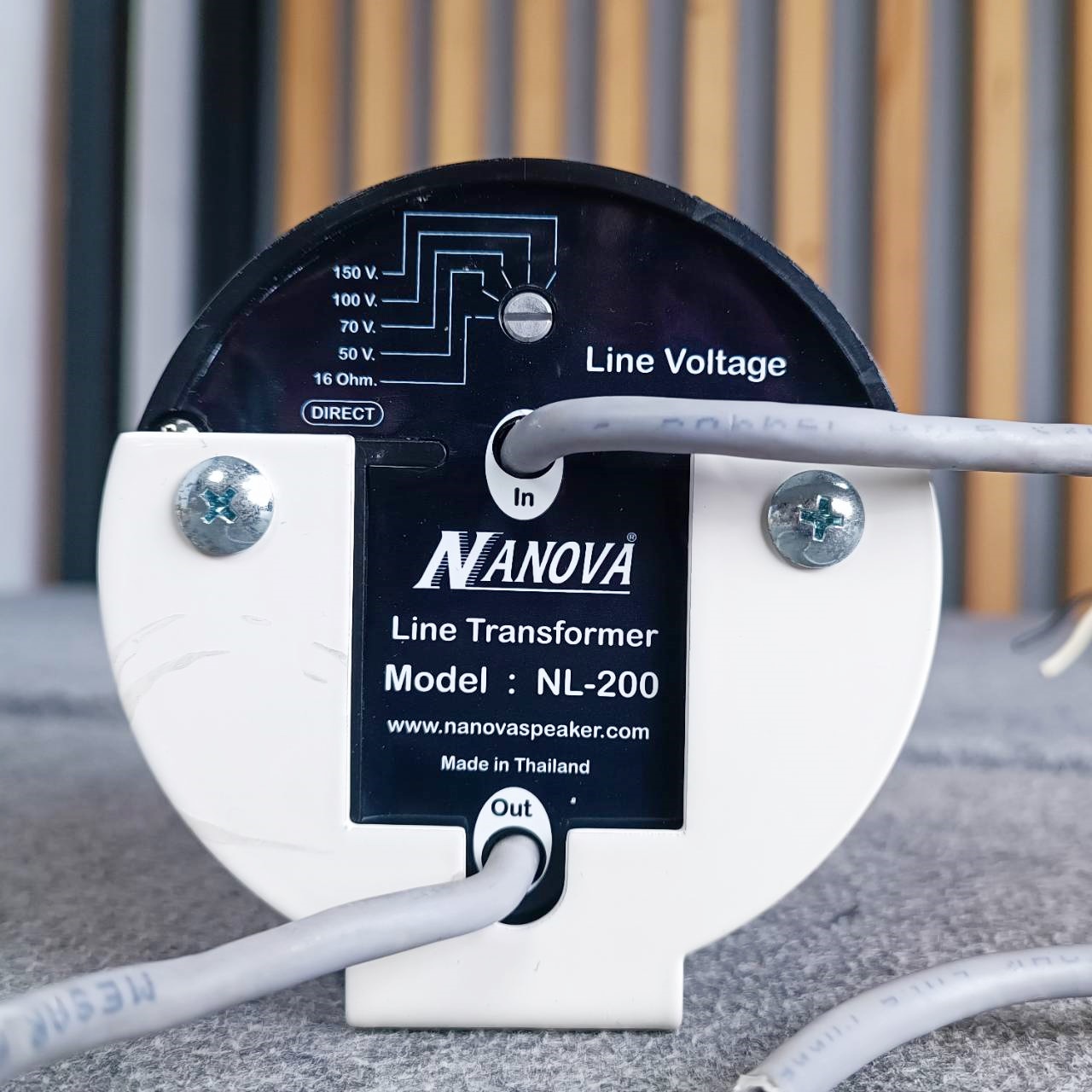 NANOVA NL-200 ลายลูกกันน้ำ ใช้กับงานเสียงตามสาย หม้อแปลงลาย ลายลูก หม้อแปลงลาย NL 200 NL200 เอไอ-ไพศาล