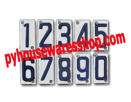 FPNS-1 แผ่นตัวเลขเหล็ก Figure Plate ขนาด 5*2.5 ซม