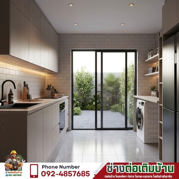 ครัวสแตนเลส ฮูดดูดควัน