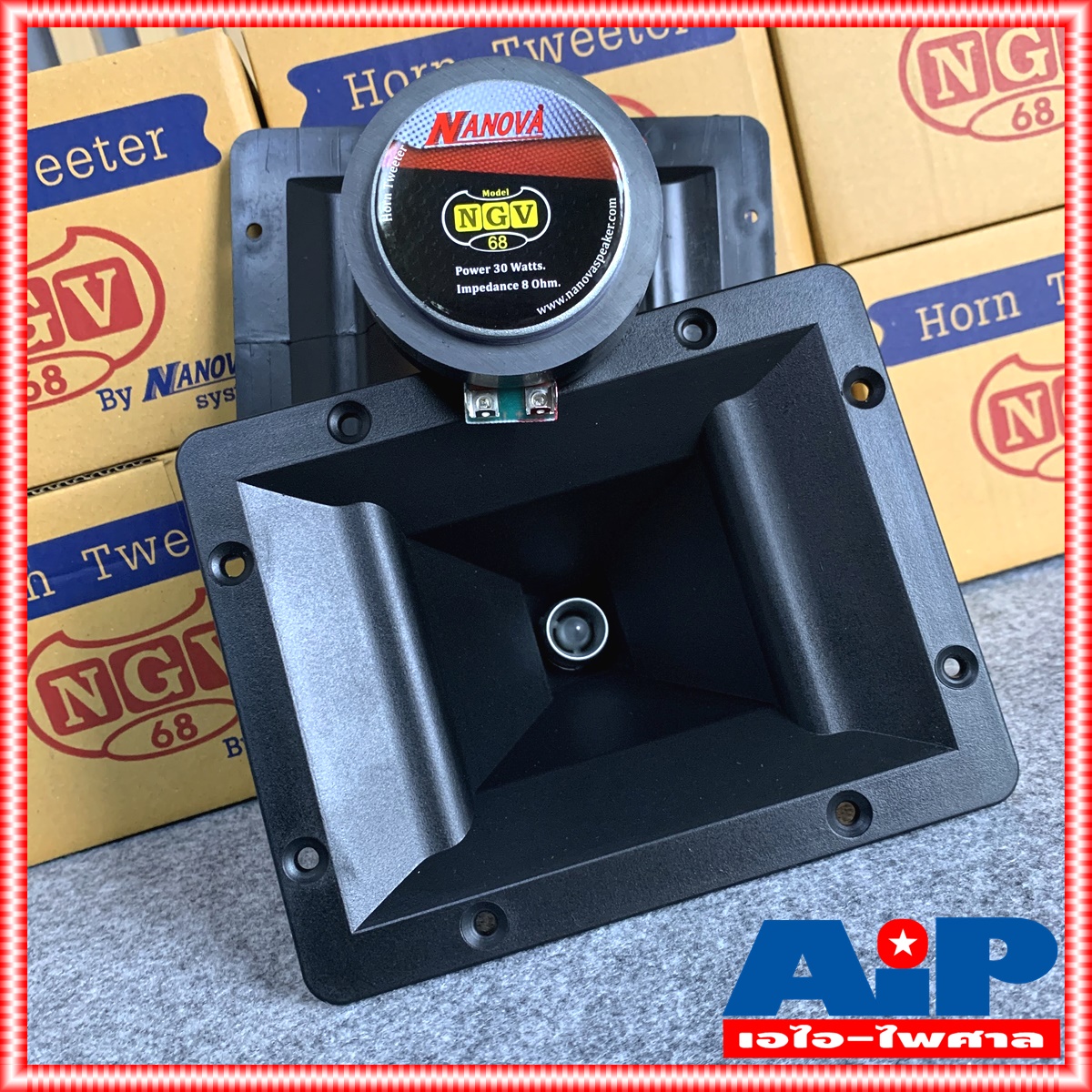 1ดอก NANOVA NGV-68 ทวิตเตอร์ปากเป็ด 6x8 นิ้ว ลำโพงเเหลม Horn Tweeter ปากเป็ด นาโนวา NGV 68 NGV68 NA NOVA สั่งหลายตัวกดสั่งในคำสั่งซื้อเดียวได้
