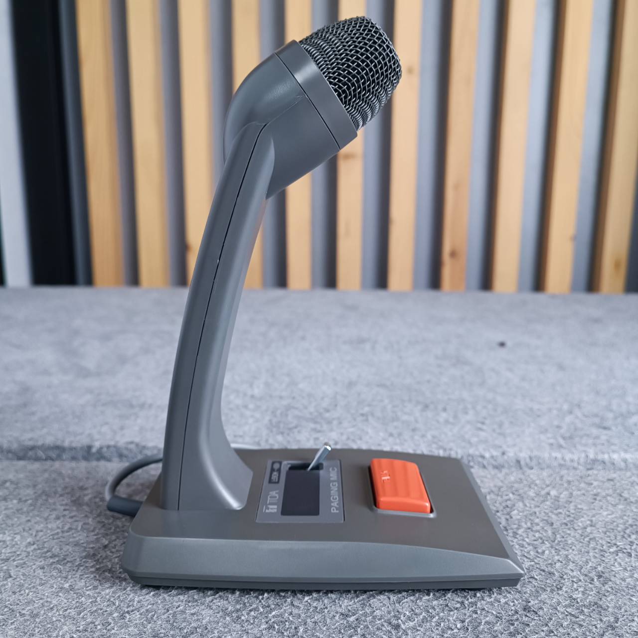 TOA PM-660 ไมค์ตั้งโต๊ะ สำหรับระบบประกาศ ไมโครโฟน ไดนามิก โตอะ TO A PM660 PM 660 เอไอ-ไพศาล