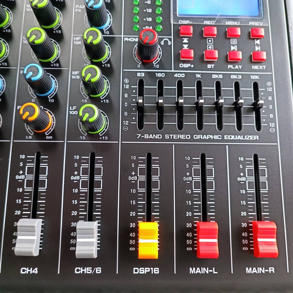 TADA LIVE-6 MIXER มิกเซอร์ ธาดา LIVE 6 LIVE6 Bluetooth มี USB เล่น Mp3 ได้ มีเอฟเฟกแท้ effect EQ 7 แบนด์ มี REC บันทึกเสียงได้ เอไอ-ไพศาล