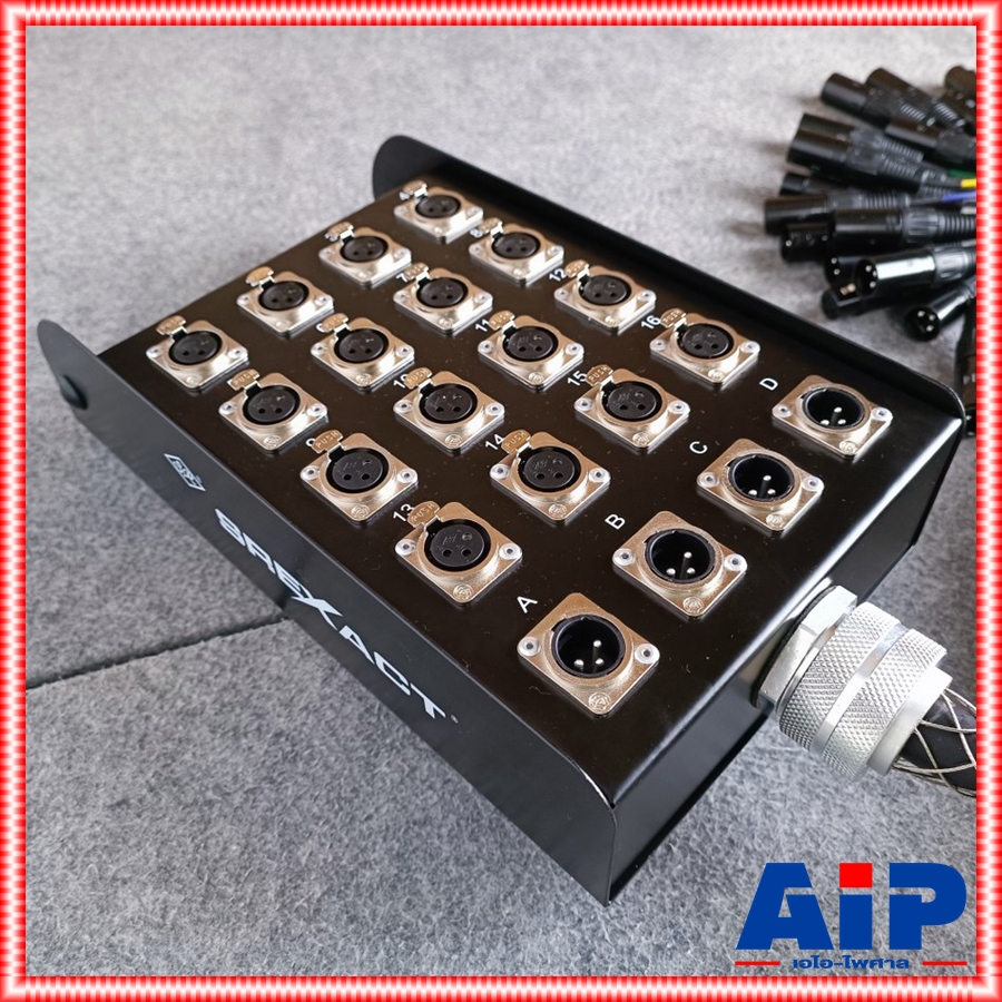 สายมัลติคอร์ SUN RISE SBC-20X 50FT 16IN4OUT 15เมตร ชุดสายสัญญาณมัลติคอร์พร้อมใช้งาน พร้อมกล่องสาย SBC 16IN4OUT เอไอ-ไพศาล