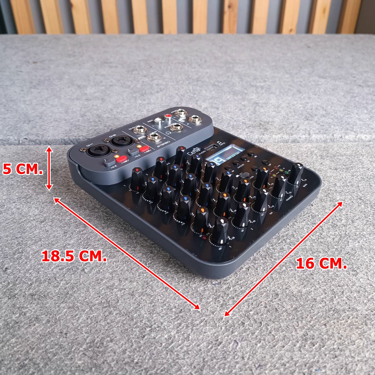 Ceflar PMX-02 MIXER มิกเซอร์ เอฟเฟ็ค 99DSP บลูทูธ USB อินเตอร์เฟส มิกซ์จิ๋ว ขนาดเล็ก พกพา PMX 02 PMX02 เอไอ-ไพศาล