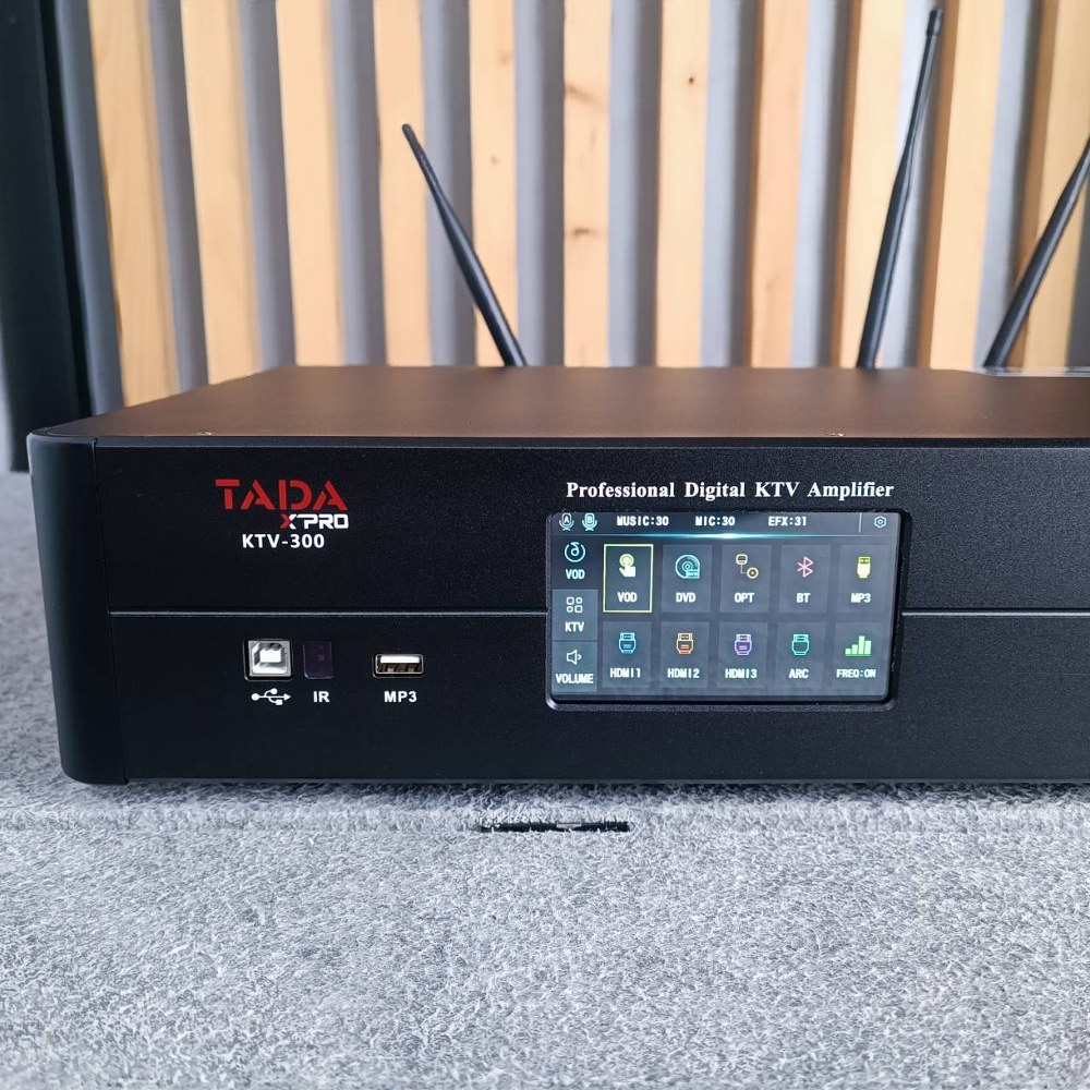 TADA KTV-300 แอมป์คาราโอเกะ พร้อมไมค์ลอย2ตัว ALL in One ดิจิตอลแอมป์ ธาดา KTV 300 KTV300 เอไอ-ไพศาล