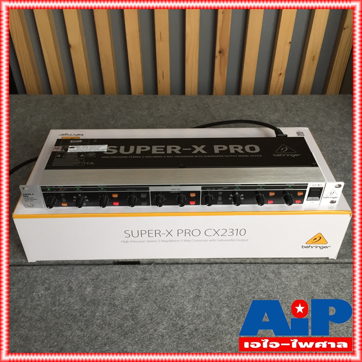 BEHRINGER CX 2310 V2 CROSSOVER เพาเวอร์ เครื่องปรับแต่งเสียง เครื่องกำหนดความถี่ POWER CX2310 cx-2310 เอไอ-ไพศาล +++