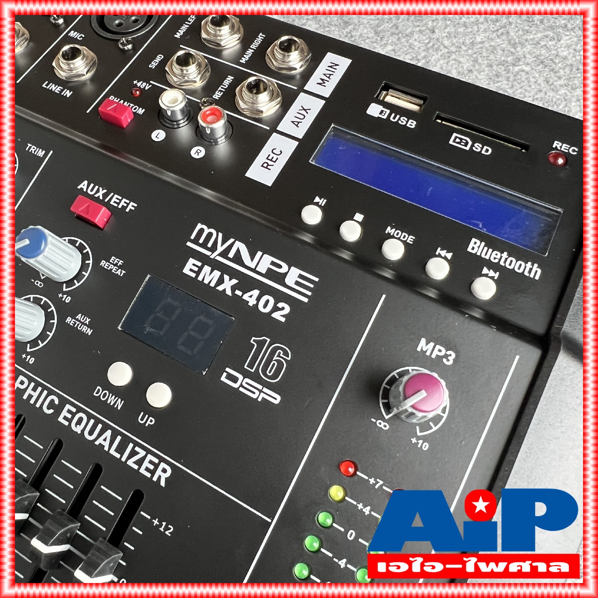 MYNPE EMX-402 powermixer 250วัตต์ x2 บลูทูธ EMX402 EMX402 MY NPE POWER MIX เพาว์เวอร์มิกซ์ เพาว์เวอร์ มิกซ์ เอไอ-ไพศาล