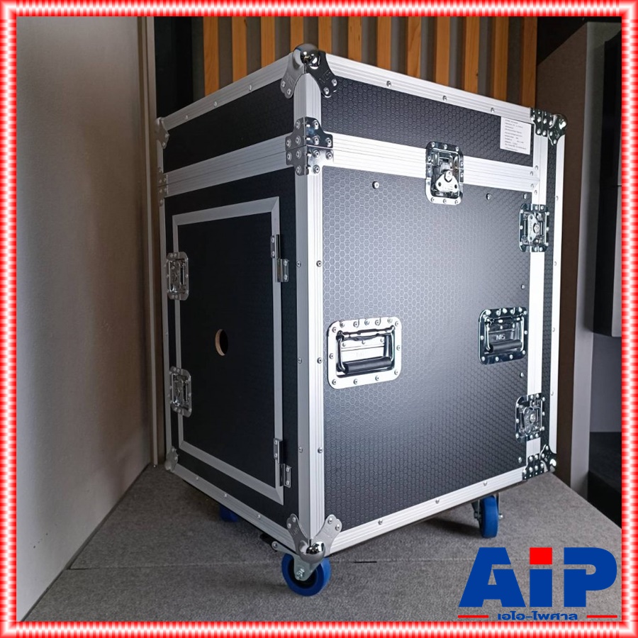 NTS RACK SC-MC14U 3ฝาลึก22นิ้ว RACK 3 ฝา พร้อมล้อ พื้นที่สำหรับเก็บเครื่องเสียง 14U SCMC14U SC MC14U ตู้เก็บเครื่องเสียง เอไอ-ไพศาล