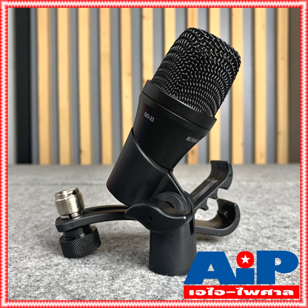 CAROL GO23 ไมค์ทอม ไมค์กลอง ไมค์กลองสแนร์ ไมค์เครื่่องดนตรี ไมค์ GO-23 GO 23 ไมค์โครโฟน microphone snare and tom drums