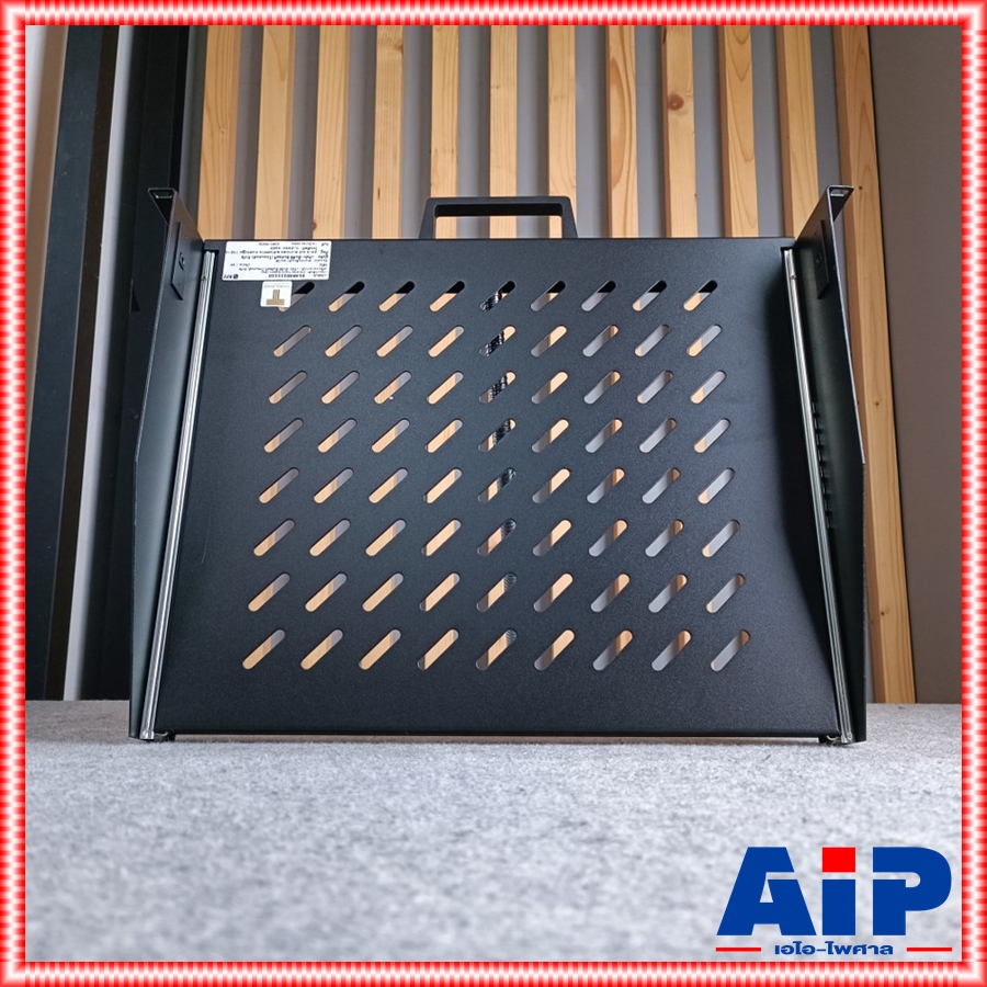 สีดำ NPE SLIDE TRESTLE SUPPORT OS-700 ถาดสไลด์ ถาดรองสไลด์ ถาด สไลด์ ใส่แร็ค วาง มิกเซอร์ OS700 OS 700 เอไอ-ไพศาล