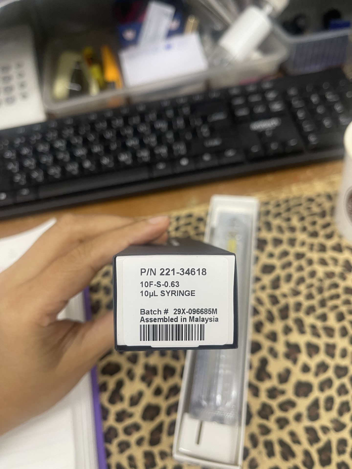 Microsyringe for GC/HPLC
