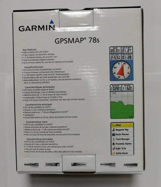 Garmin GPSMAP 78s เมนูไทย พร้อมแผนที่ทะเล Bluechart g2