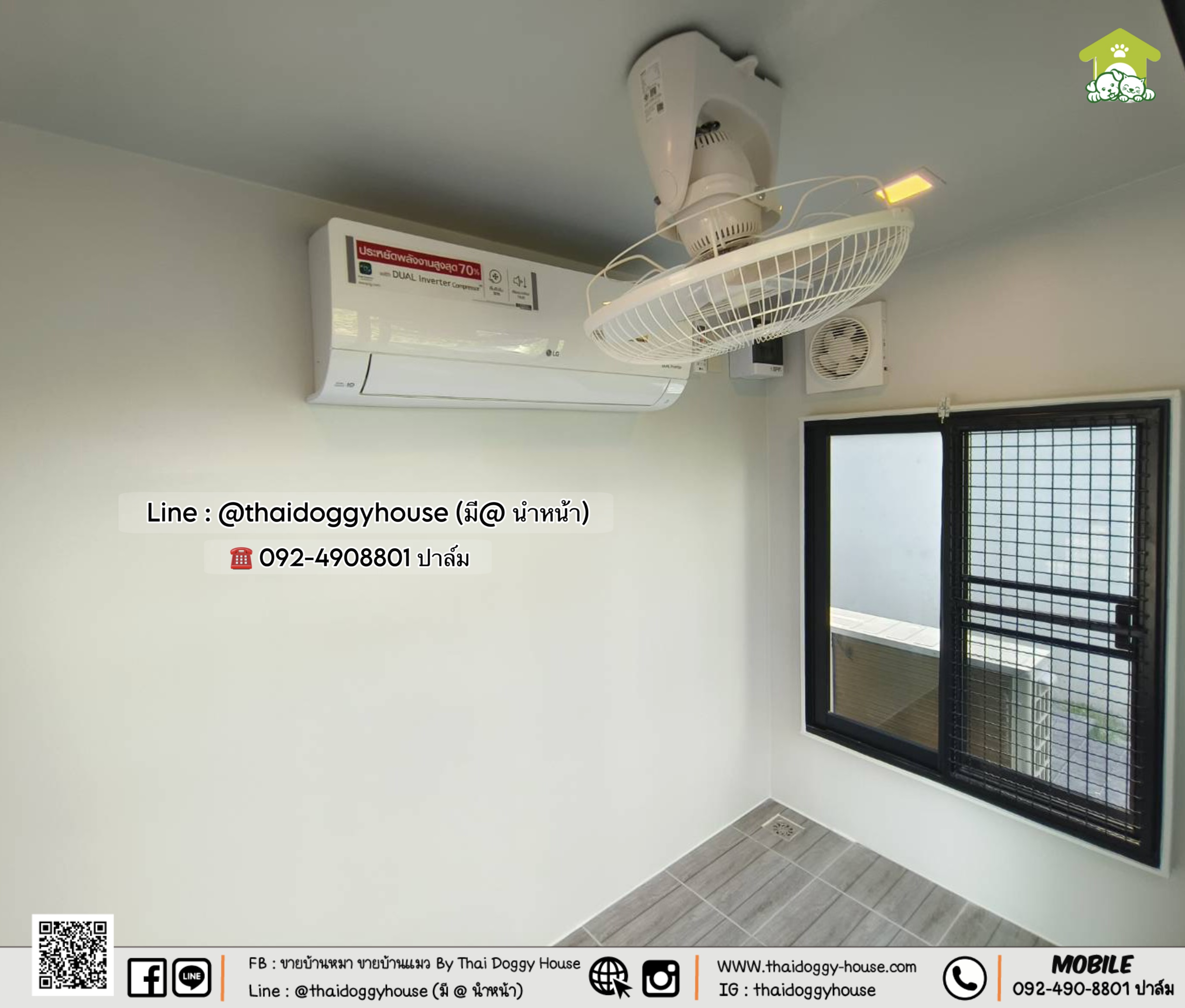 บ้านหมา บ้านแมว บ้านสัตว์เลี้ยง 𝗧𝗵𝗮𝗶 𝗱𝗼𝗴𝗴𝘆 𝗵𝗼𝘂𝘀𝗲 แบบบ้าน 𝗠𝗼𝗱𝗲𝗿𝗻