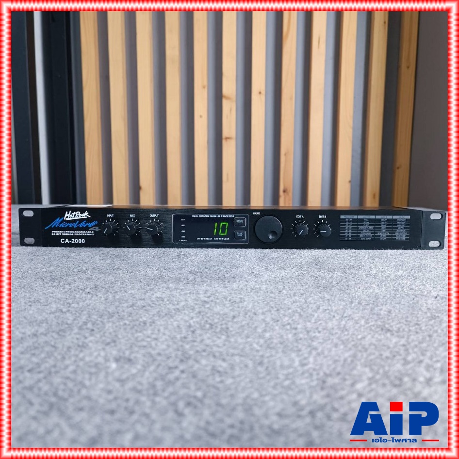 HOTROCK MICROVERB 4 เอฟเฟค (CA-2000/mid4) ดิจิตอลเอฟเฟกต์ เครื่องปรับเอฟเฟคเสียงร้อง เอฟเฟกต์ดิจิตอลเวที MICROVERB-4 MICROVERB4 เอไอ-ไพศาล