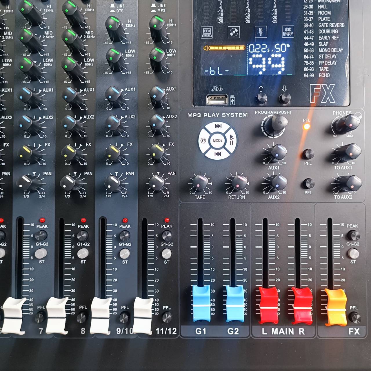 MICROTECH MA-12FX MKII MIXER มิกเซอร์ 12 ช่อง MICRO TECH มิกเซอร์ ไมโครเทค MA12FX MA 12FX เอไอ-ไพศาล