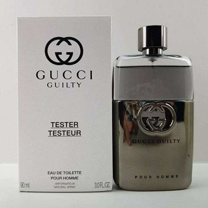 น้ำหอมแท้100% Gucci Guilty Pour Homme Eau de Toilette Natural Spray ขนาด 100 มล. TESTER