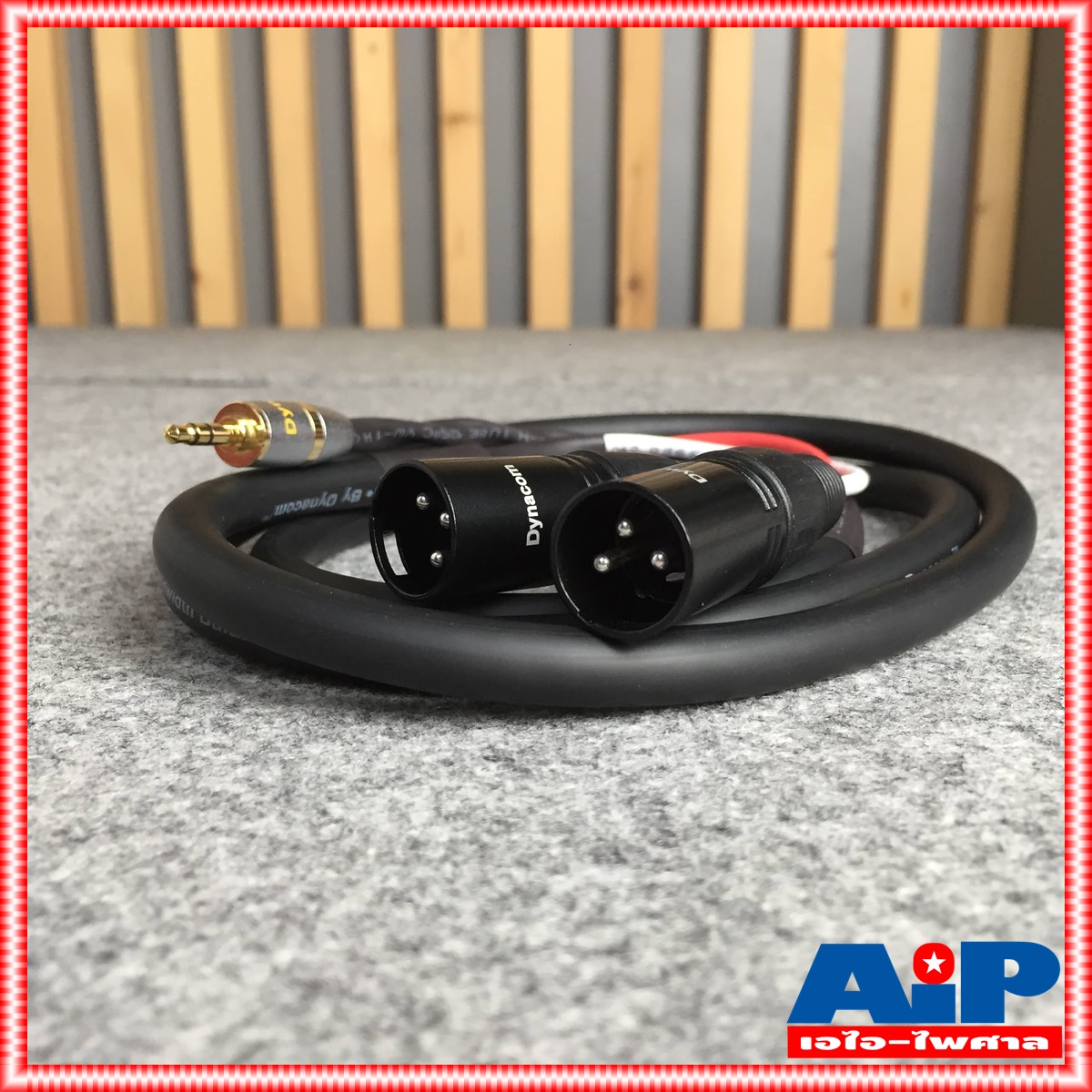 1.5เมตร DYNACOM JSL289สาย TR-ST ออก P.CANNONผู้x2 TR ST / XLRx2 สายสัญญาณ เสียง สายแจ็ค ไดน่าคอม เอไอ-ไพศาล