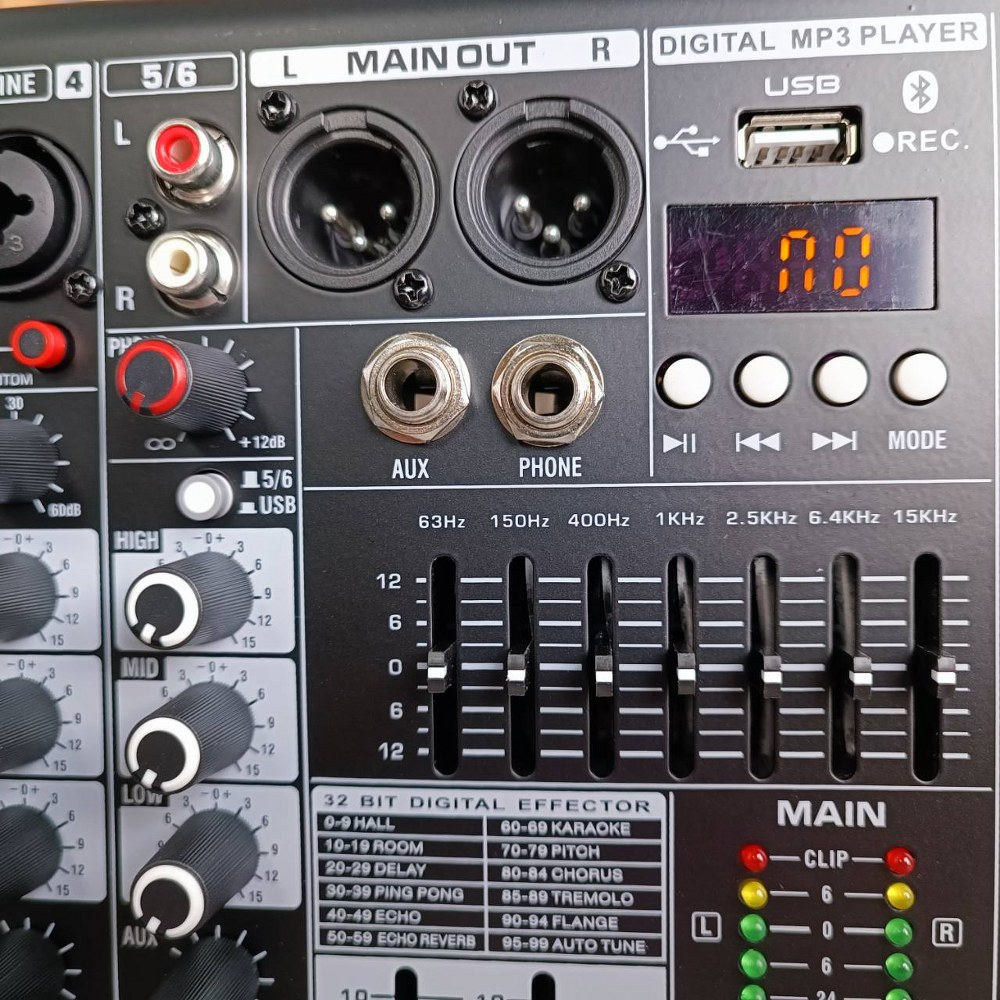 TADA TDS-6 DSP MIXER มิกเซอร์อนาล็อก เครื่องผสมสัญญาณเสียง เครื่องเสียง ธาดา TA DA TDS 6 TDS6 เอไอ-ไพศาล