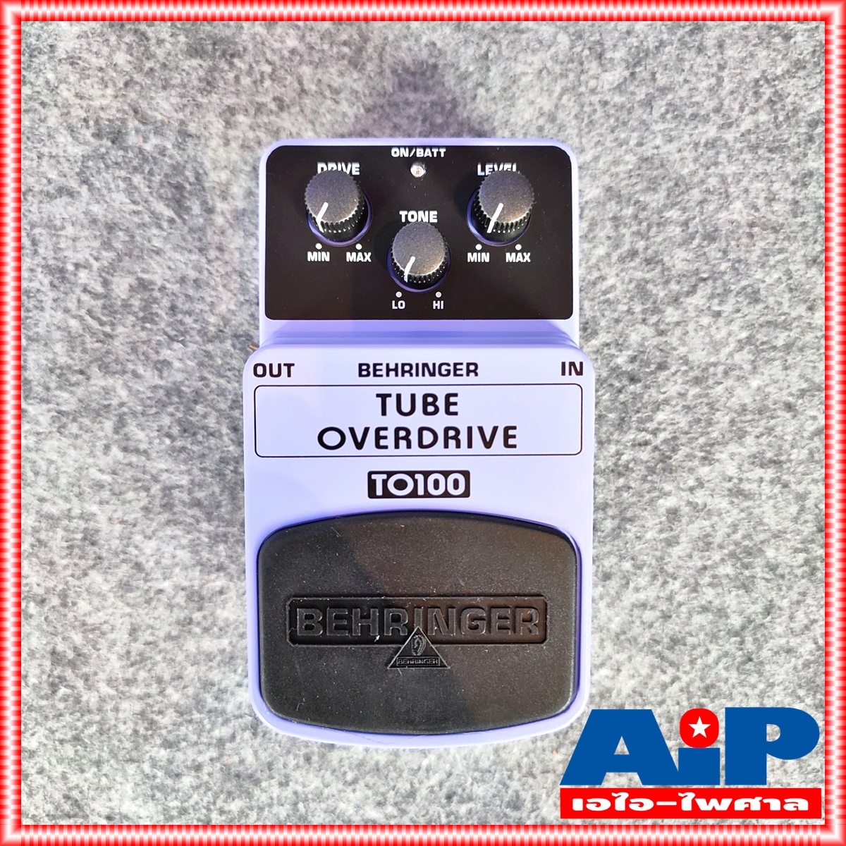BEHRINGER TO100 เอฟเฟคกีต้าร์ ทำให้เสียงแตก Tube Overdrive TO-100 TO 100 effect guitar เอไอ-ไพศาล +++