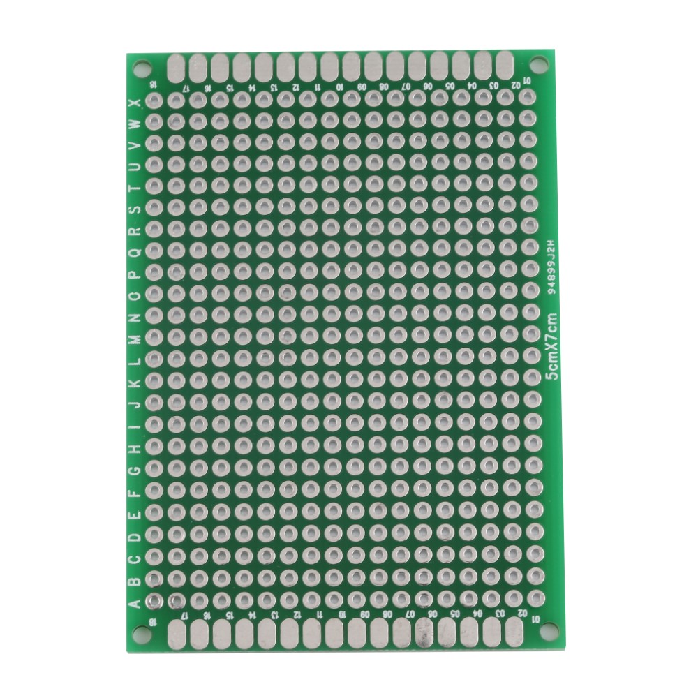5x7cm แผ่นปริ๊นอเนกประสงค์ Double Side Prototype PCB diy Universal Printed Circuit Board (PCB)