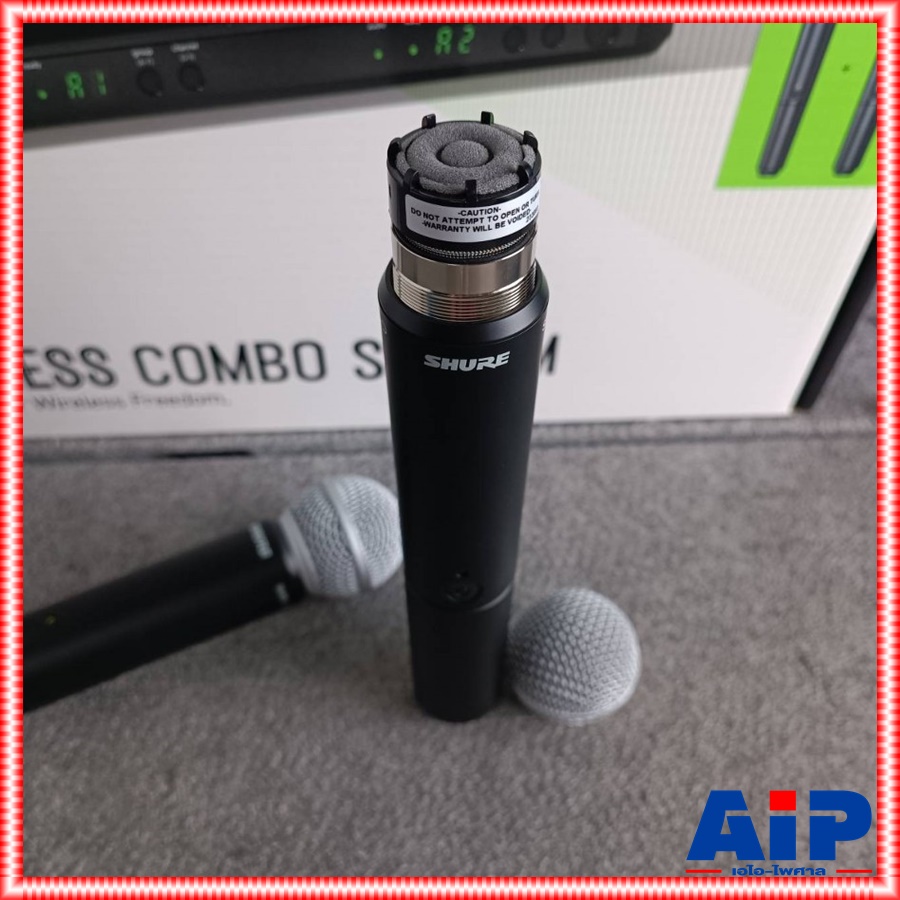SHURE BLX288TH/SM58-Q12 ไมค์ลอยคู่ ไมโครโฟนไร้สายแบบมือถือคู่ ชนิด Dynamic คลื่นความถี่ 748-758MHz BLX 288 TH / SM 58 Q 12 BLX288TH/SM58Q12 เอไอ-ไพศาล +++