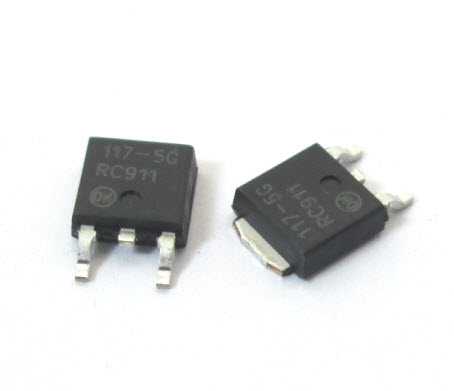 NCP1117DT50RKG (DPAK [TO-252]) 1A Low Drop Fixed Voltage Regulator 5V/1A