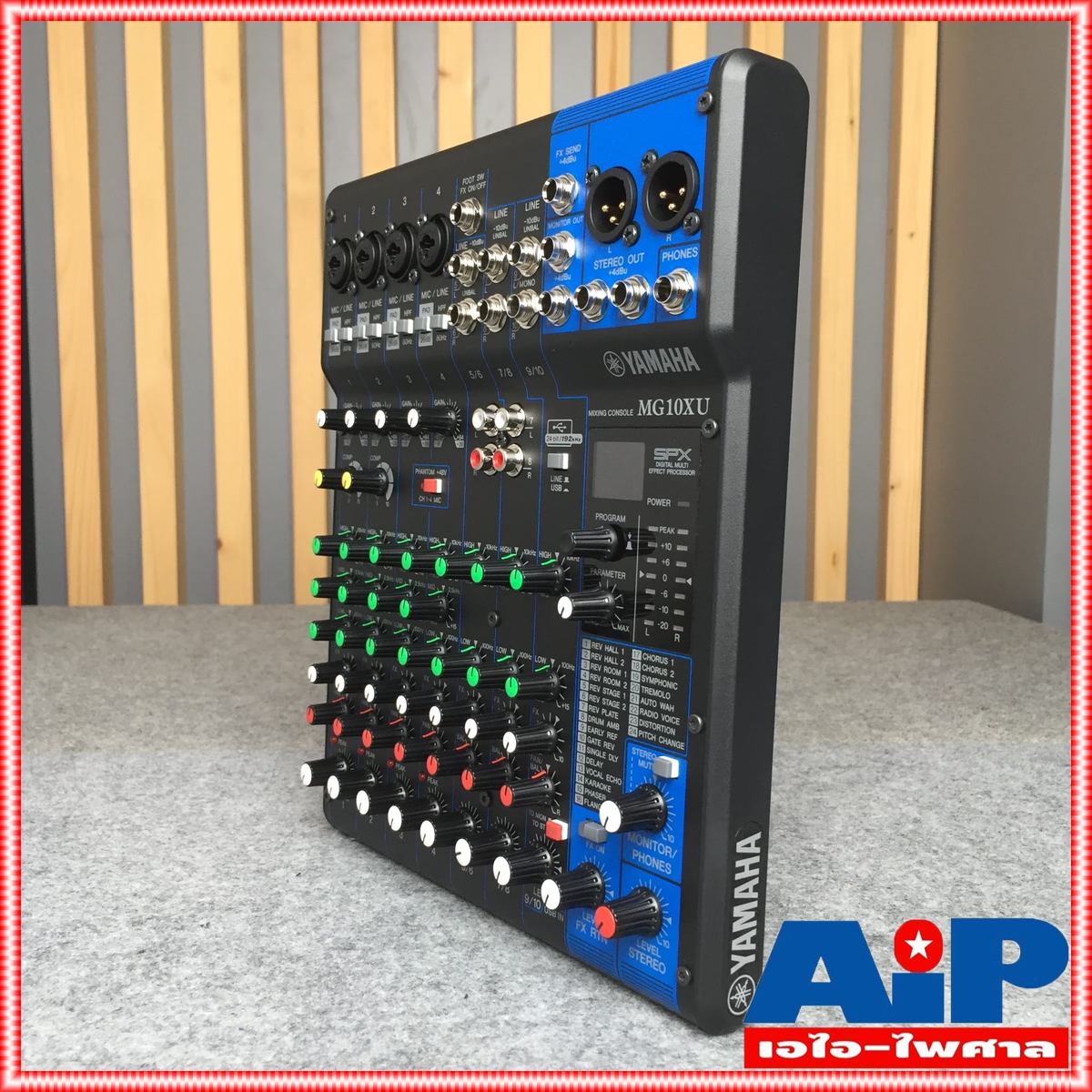 YAMAHA MG10XU MIXER รุ่น MG-10XU มิกซ์เซอร์ (ของแท้ 100% ประกัน สยามยามาฮ่า) ขนาด 10 ช่อง เอฟเฟค USB MG10 XU MG-10 MG 10 XU เอไอ-ไพศาล +++